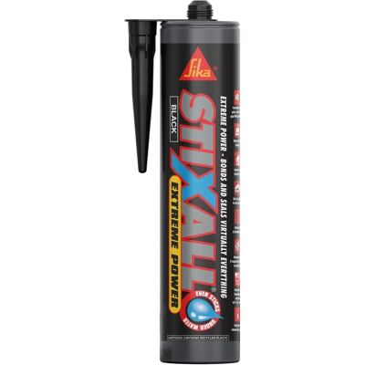 Everbuild Everbuild Stixall Extreme Power Black 290ml - Building Adhesive & Sealant Everbuild Everbuild Stixall Extreme Power Black 290ml - Building Adhesive & Sealant