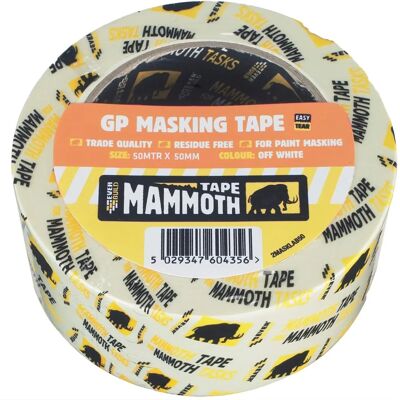 Everbuild - Ruban de masquage Mammoth - 50mm x 50m - Ruban de masquage - Publicité Everbuild - Ruban de masquage Mammoth - 50mm x 50m - Ruban de masquage - Publicité