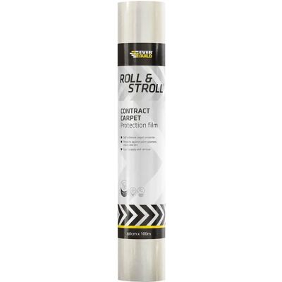 Everbuild ROLLCON100 Protecteur de Moquette Transparent - Protecteur de moquette - Publicité Everbuild ROLLCON100 Protecteur de Moquette Transparent - Protecteur de moquette - Publicité