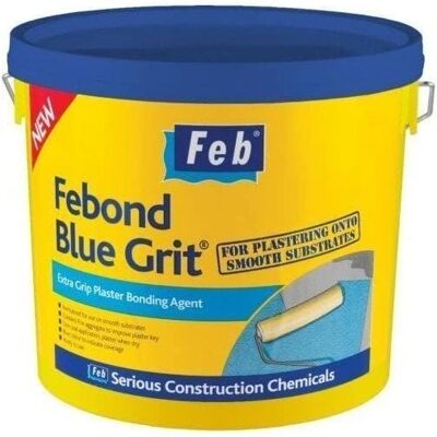 Everbuild Febond Blue Grit - 5L Bonding Agent for Plaster Everbuild Febond Blue Grit - 5L Bonding Agent for Plaster