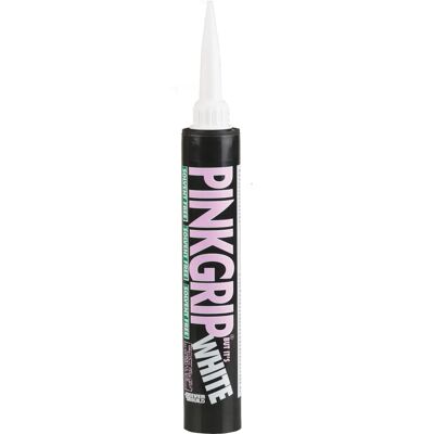 Everbuild Pinkgrip White - Solvent Free 380ml Adhesive Everbuild Pinkgrip White - Solvent Free 380ml Adhesive