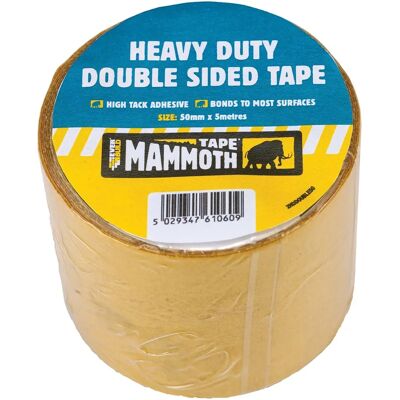 Cinta doble cara pesada Everbuild - 50mm x 5m Cinta doble cara pesada Everbuild - 50mm x 5m