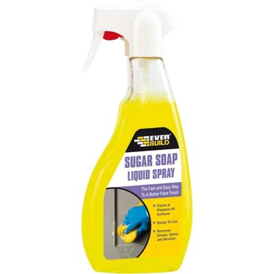 Everbuild Sabonete Açúcar em Spray - Limpador Líquido - 500ml Everbuild Sabonete Açúcar em Spray - Limpador Líquido - 500ml