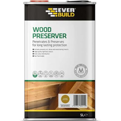 Everbuild 483724 Préservateur de Bois Châtaigne Dorée - Préservateur de Bois - Publicité Everbuild 483724 Préservateur de Bois Châtaigne Dorée - Préservateur de Bois - Publicité