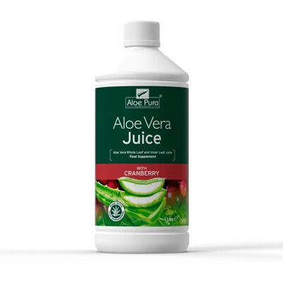 Aloe Pura Aloe Vera Cranberry Juice 1000ml - Juice Aloe Pura Aloe Vera Cranberry Juice 1000ml - Juice