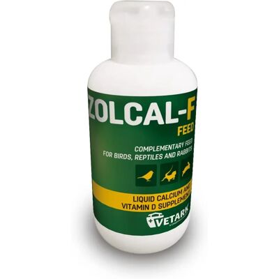 Vetark Zolcal-F 500ml - Feed Supplement for Birds, Reptiles & Rabbits Vetark Zolcal-F 500ml - Feed Supplement for Birds, Reptiles & Rabbits