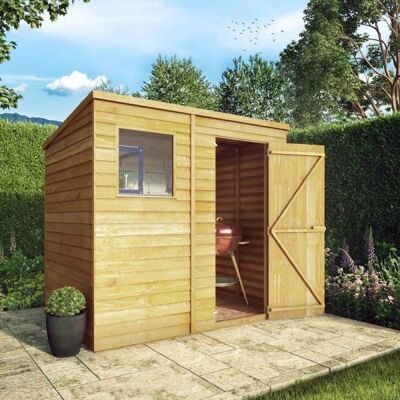 Mercia 7x5ft Overlap Pent Shed - Garden Storage Mercia 7x5ft Overlap Pent Shed - Garden Storage