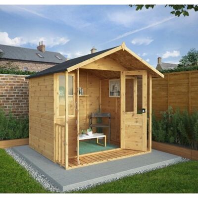 Mercia 7x7ft Traditional Summerhouse with Veranda Mercia 7x7ft Traditional Summerhouse with Veranda
