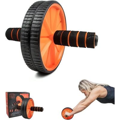 Phoenix Fitness Unisex Ab Roller - Adjustable Double Wheel Core Workout - Lightweight & Portable - Build Six Pack Phoenix Fitness Unisex Ab Roller - Adjustable Double Wheel Core Workout - Lightweight & Portable - Build Six Pack