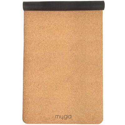 Myga Cork Yoga Mat - Extra Large Non-Slip Exercise Mat for Yoga, Pilates, and Fitness - Eco-Friendly, 205 x 70cm x 6mm - Plain Myga Cork Yoga Mat - Extra Large Non-Slip Exercise Mat for Yoga, Pilates, and Fitness - Eco-Friendly, 205 x 70cm x 6mm - Plain