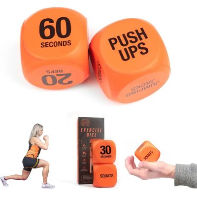 Phoenix Fitness Exercise Dice - Workout Dice Game for Cardio, HIIT - Full Body Workout Phoenix Fitness Exercise Dice - Workout Dice Game for Cardio, HIIT - Full Body Workout