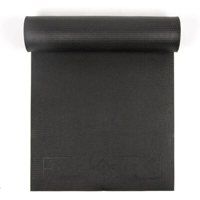 Myga Alchemist Yoga Mat - Non-Slip Exercise Mat for Yoga, Pilates, Gymnastics and Fitness - 183cm x 63cm x 6mm - Black Myga Alchemist Yoga Mat - Non-Slip Exercise Mat for Yoga, Pilates, Gymnastics and Fitness - 183cm x 63cm x 6mm - Black