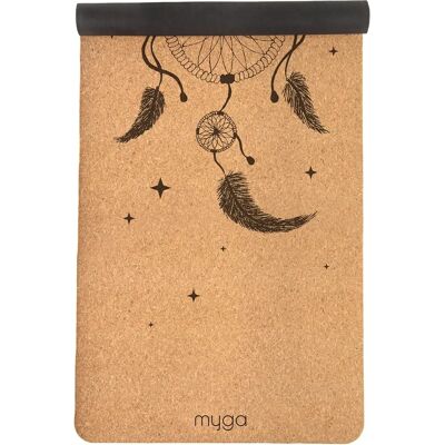 Myga Dream Catcher Cork Yoga Mat - Extra Large, Eco-Friendly Myga Dream Catcher Cork Yoga Mat - Extra Large, Eco-Friendly