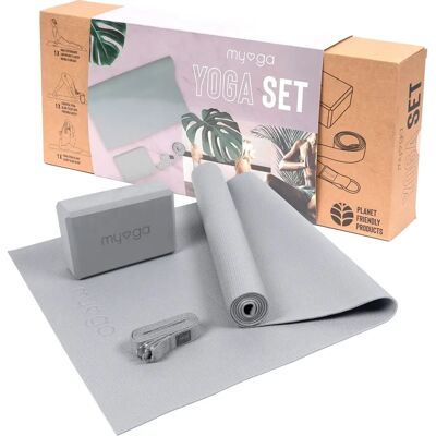 Kit de Démarrage Yoga Myga - Tapis, Blocs & Ceinture - Yoga & Pilates - Publicité Kit de Démarrage Yoga Myga - Tapis, Blocs & Ceinture - Yoga & Pilates - Publicité