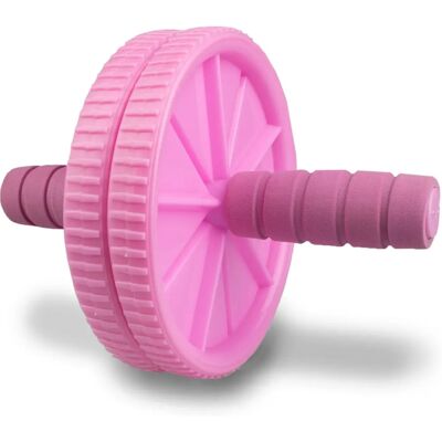 Phoenix Fitness Pink Abdominal Exercise Roller - Core & Back Tone - Portable Gym Equipment Phoenix Fitness Pink Abdominal Exercise Roller - Core & Back Tone - Portable Gym Equipment
