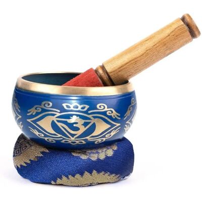 Myga - Tibetan Singing Bowl - Dark Blue - Cushion - Singing Bowl Myga - Tibetan Singing Bowl - Dark Blue - Cushion - Singing Bowl