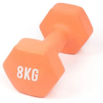 Myga Hexagonal Dumbbell - 8kg Pair orange - Dumbbell Myga Hexagonal Dumbbell - 8kg Pair orange - Dumbbell
