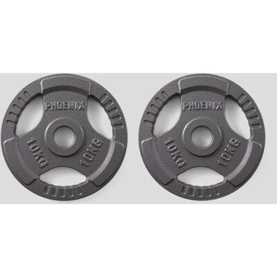 Phoenix Fitness - 20Kg 2Inch - Grey - Weight Plate Phoenix Fitness - 20Kg 2Inch - Grey - Weight Plate