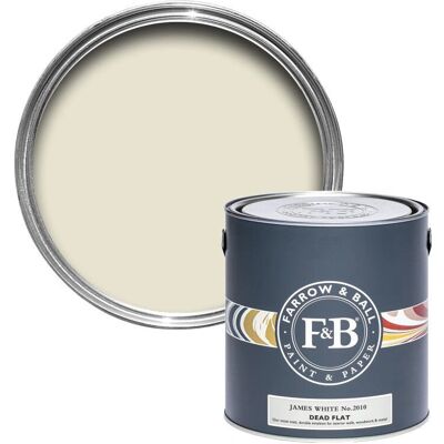 Farrow & Ball Dead Flat James White No.2010 - 0,75L Farrow & Ball Dead Flat James White No.2010 - 0,75L