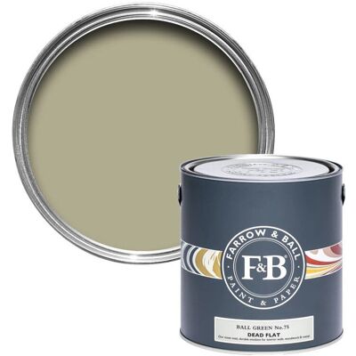 Farrow & Ball Dead Flat Ball Green No.75 - Paint Farrow & Ball Dead Flat Ball Green No.75 - Paint