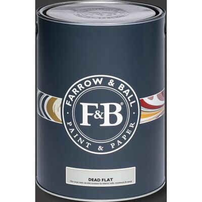 Farrow & Ball Dead Flat - Mattfarbe Pitch Black 256 Farrow & Ball Dead Flat - Mattfarbe Pitch Black 256