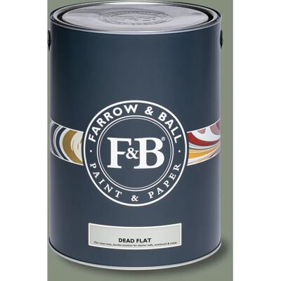 Farrow & Ball Dead Flat Card Room Green No.79 - Paint Farrow & Ball Dead Flat Card Room Green No.79 - Paint
