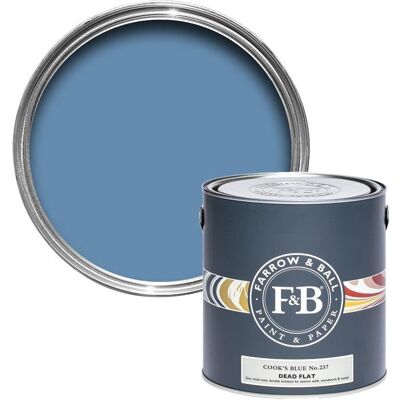 Farrow & Ball Dead Flat Cooks Blue No.237 - 2.5L Farrow & Ball Dead Flat Cooks Blue No.237 - 2.5L