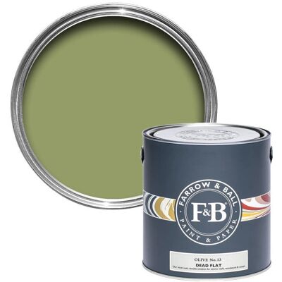 Farrow & Ball Dead Flat Olive No. 13 - Paint Farrow & Ball Dead Flat Olive No. 13 - Paint