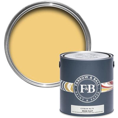 Farrow & Ball Dead Flat Citron - 2.5L - Paint Farrow & Ball Dead Flat Citron - 2.5L - Paint