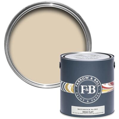 Farrow & Ball Dead Flat Matchstick 5L - Paint Farrow & Ball Dead Flat Matchstick 5L - Paint