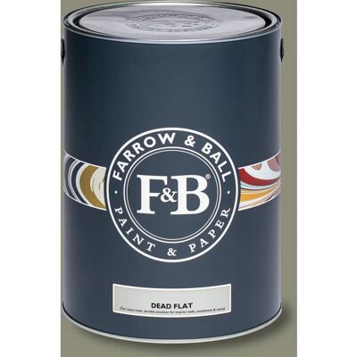 Farrow & Ball Dead Flat - 5l - Treron 292 - Paint Farrow & Ball Dead Flat - 5l - Treron 292 - Paint
