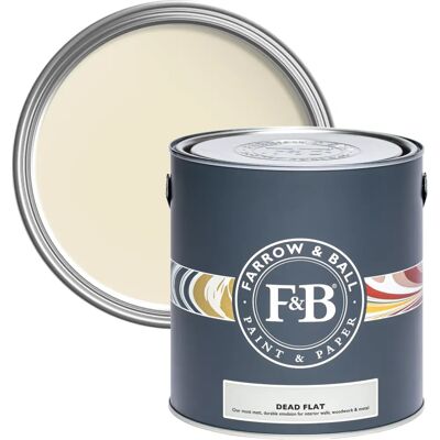 Farrow & Ball Dead Flat New White No.59 - 5L Farrow & Ball Dead Flat New White No.59 - 5L