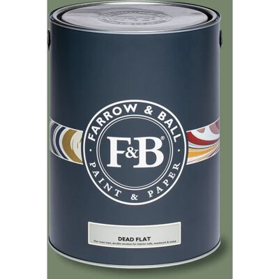 Farrow & Ball Dead Flat Calke Green No.34 - 5L Farrow & Ball Dead Flat Calke Green No.34 - 5L