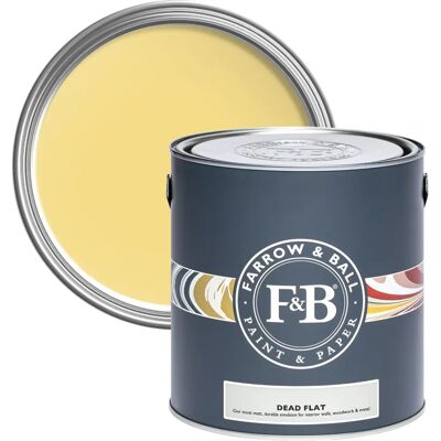 Farrow & Ball Dead Flat Archivton - 5l - Sherbert Lemon 9914 Farrow & Ball Dead Flat Archivton - 5l - Sherbert Lemon 9914