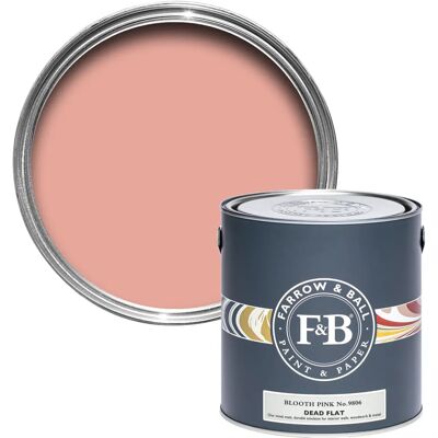 Farrow & Ball Dead Flat Blooth Pink - 5L Paint Farrow & Ball Dead Flat Blooth Pink - 5L Paint
