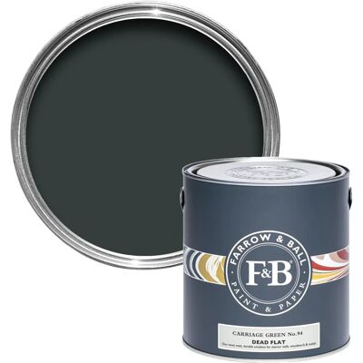 Farrow & Ball Dead Flat Carriage Green No. 94 - 5L Farrow & Ball Dead Flat Carriage Green No. 94 - 5L