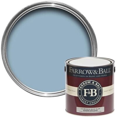 Farrow & Ball Lulworth Blau No.89 - Innenfarbe Farrow & Ball Lulworth Blau No.89 - Innenfarbe