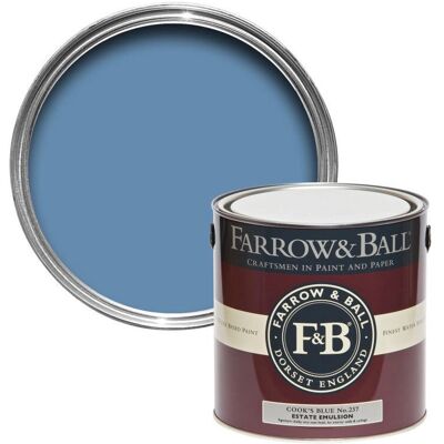 Farrow & Ball Estate Cook's Blue No.237 - 2.5L Paint Farrow & Ball Estate Cook's Blue No.237 - 2.5L Paint