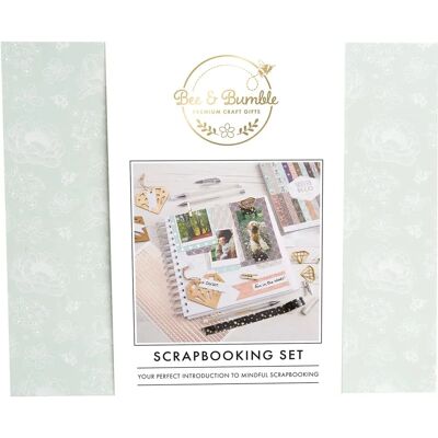 Bee and Bumble White Scrapbooking Kit - Starter Set for Creativity Bee and Bumble White Scrapbooking Kit - Starter Set for Creativity