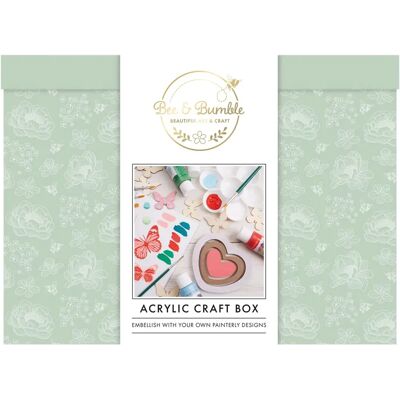 Bee and Bumble Acrylic Paint Craft Box - Acrylic Paints, Brushes, Surfaces Bee and Bumble Acrylic Paint Craft Box - Acrylic Paints, Brushes, Surfaces