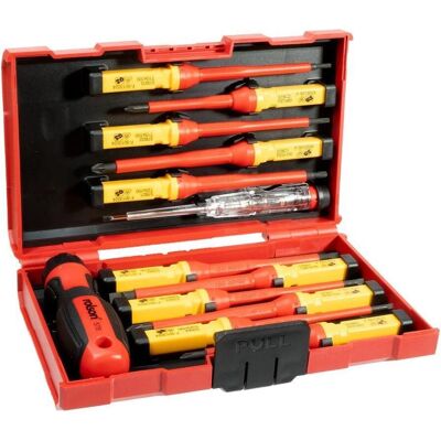 Rolson Tools 28734 - VDE Insulated - 13-piece - Screwdriver Set Rolson Tools 28734 - VDE Insulated - 13-piece - Screwdriver Set