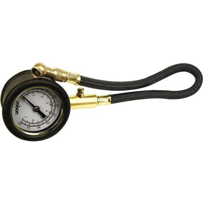 Rolson Tools - 42973 - Black - One Size - Tyre Pressure Gauge Rolson Tools - 42973 - Black - One Size - Tyre Pressure Gauge