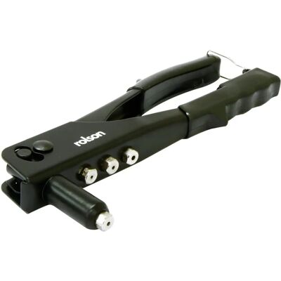 Rolson Four Head Rivet Gun - Heavy duty hand riveter with 75 rivets Rolson Four Head Rivet Gun - Heavy duty hand riveter with 75 rivets