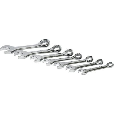 Rolson 46851 Stubby Spanner Set - Multi-Colour Rolson 46851 Stubby Spanner Set - Multi-Colour