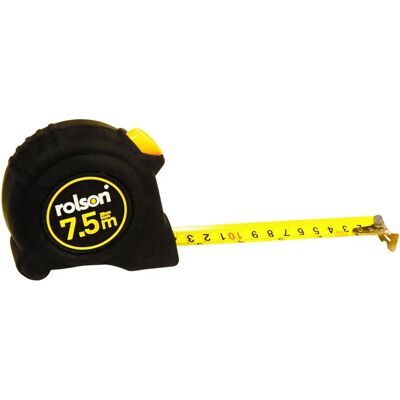 Rolson 50567 - Mètre ruban verrouillable 7,5M Rolson 50567 - Mètre ruban verrouillable 7,5M