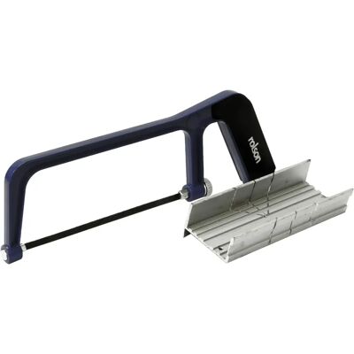 Rolson Aluminium Junior Hacksaw & Mitre Box - Compact, Lightweight - Hacksaw & Mitre Box Rolson Aluminium Junior Hacksaw & Mitre Box - Compact, Lightweight - Hacksaw & Mitre Box