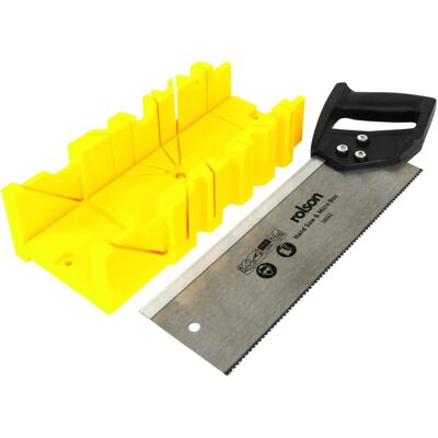 Rolson 58262 Sega a tenone e scatola mitra - Plastica resistente, Angoli precisi Rolson 58262 Sega a tenone e scatola mitra - Plastica resistente, Angoli precisi