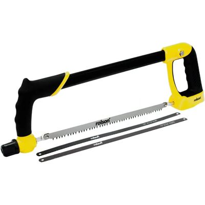 Rolson 300mm Heavy Duty Hacksaw - 4 in 1 with blades Rolson 300mm Heavy Duty Hacksaw - 4 in 1 with blades