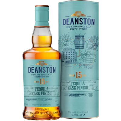 Deanston 15 Ans Highland Single Malt Fût de Tequila - Whisky - Publicité Deanston 15 Ans Highland Single Malt Fût de Tequila - Whisky - Publicité