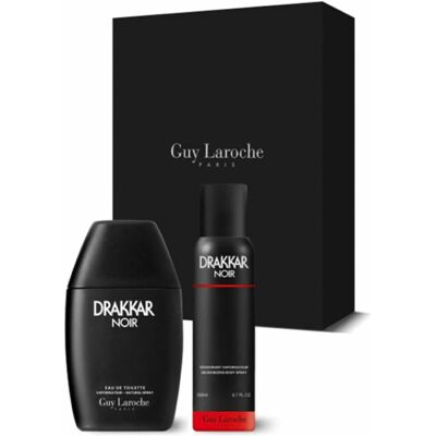 Guy Laroche Drakkar Noir - Gift Set with Eau de Toilette & Deodorant Guy Laroche Drakkar Noir - Gift Set with Eau de Toilette & Deodorant